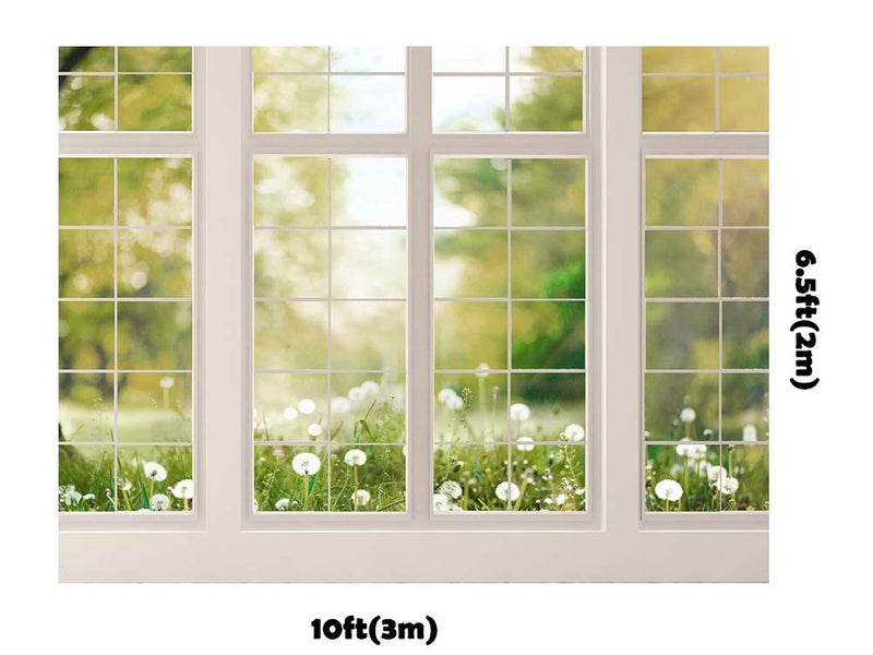 Kate 10x6.5ft Spring Nature Flowers Backgrounds for Photography Interior Window Scene Backdrops Photo Studio Portrait Family Holiday Party Shooting Video Props - Image 2